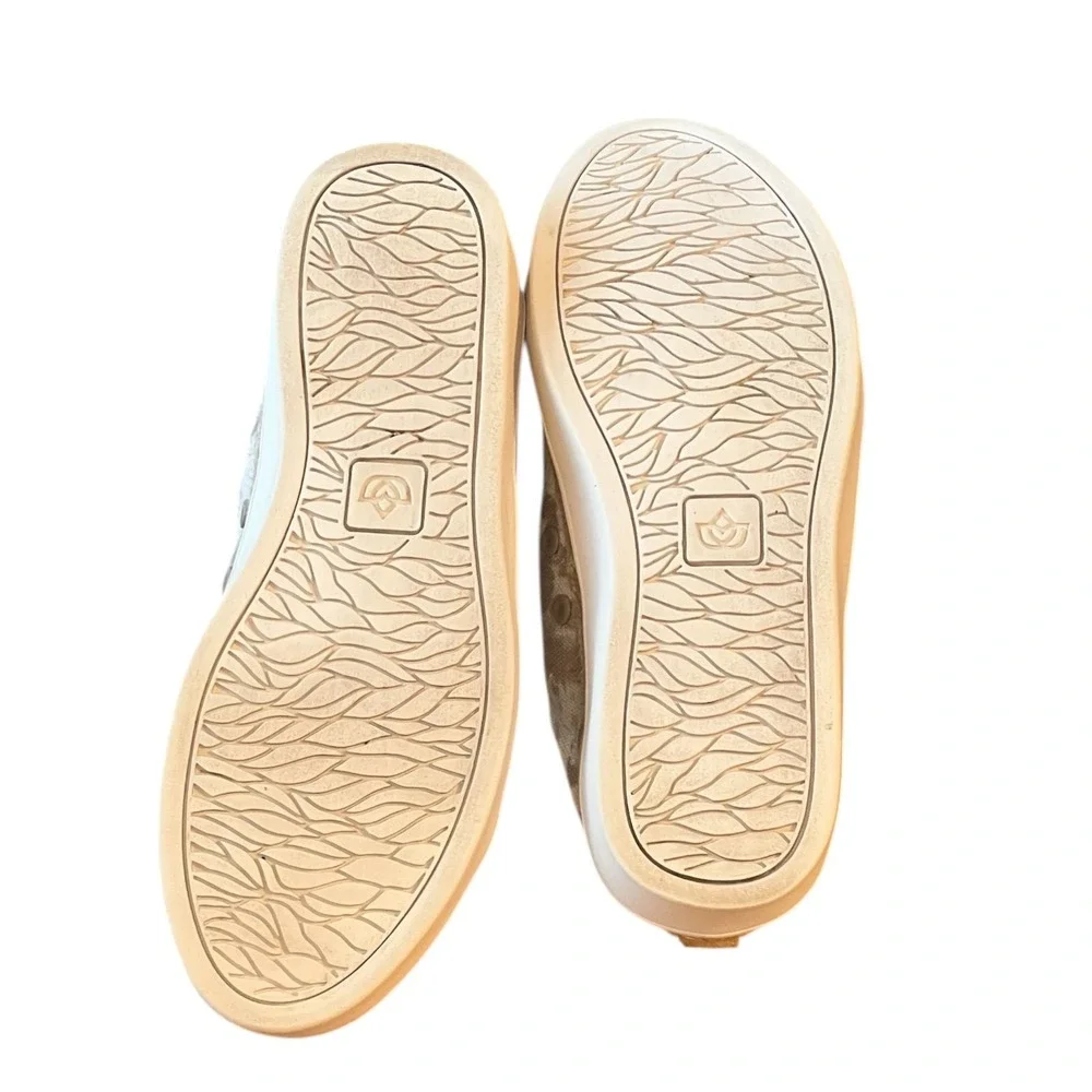 Spenco Malibu 21 Slip On Comfort‎ Sneakers Gray Tie Dye Canvas No Tie 8.5D